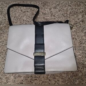 Kate Spade Black and Cream Montford Park Angelica Crossbody